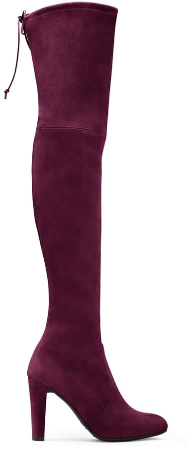Stuart Weitzman The Highland Boot in Wine ($798)