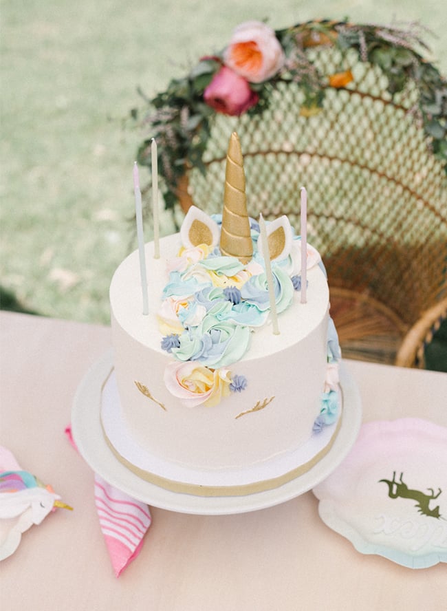 Delicate Unicorn Cake