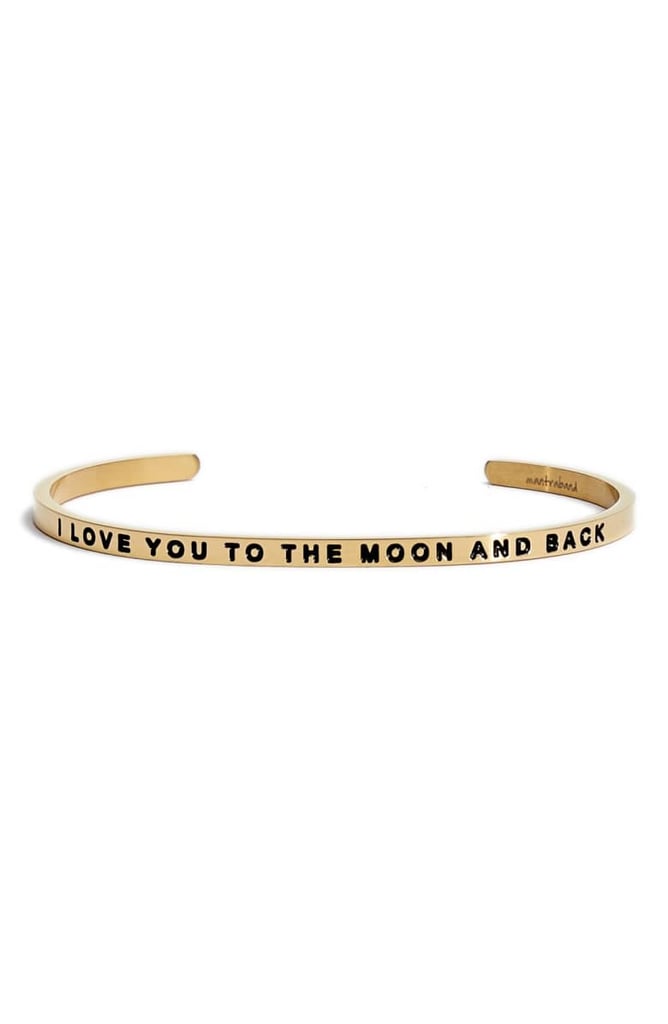MantraBand I Love You to the Moon and Back Cuff