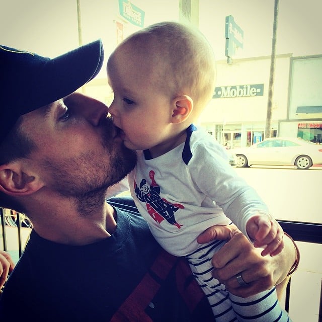 Stephen Amell | Pictures of New Celebrity Dads 2014 | POPSUGAR ...