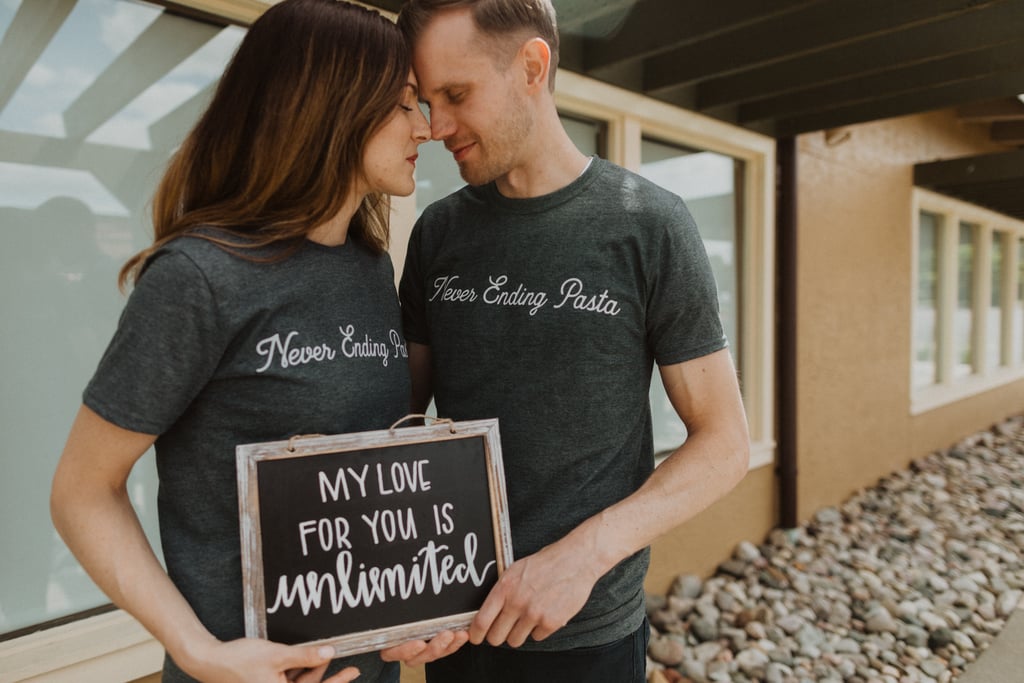 Olive Garden Engagement Shoot