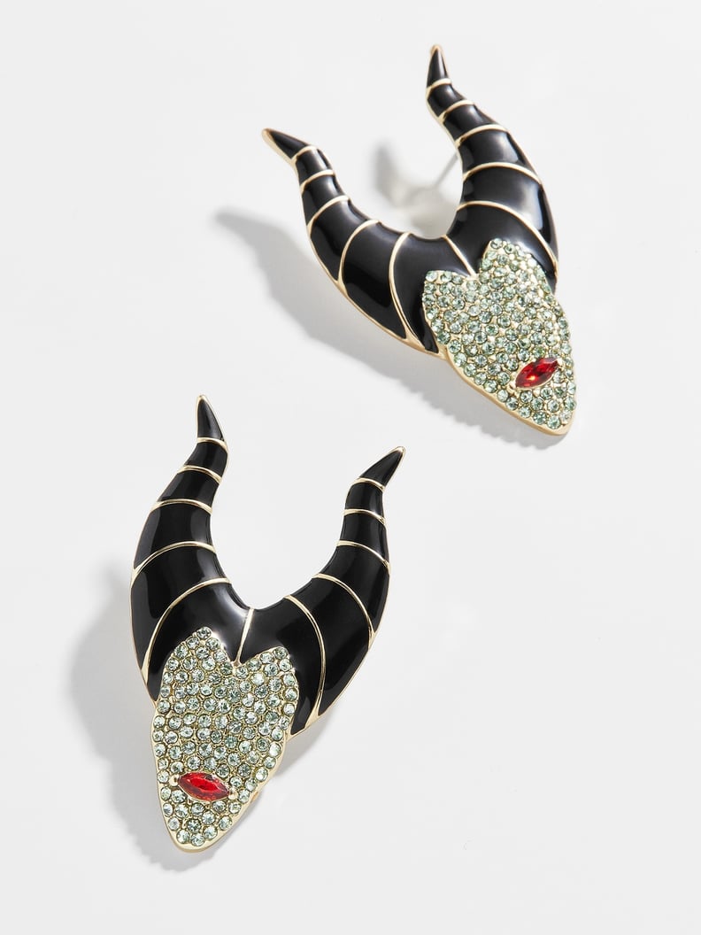 Spooky and Statement: BaubleBar Maleficent Disney Earrings