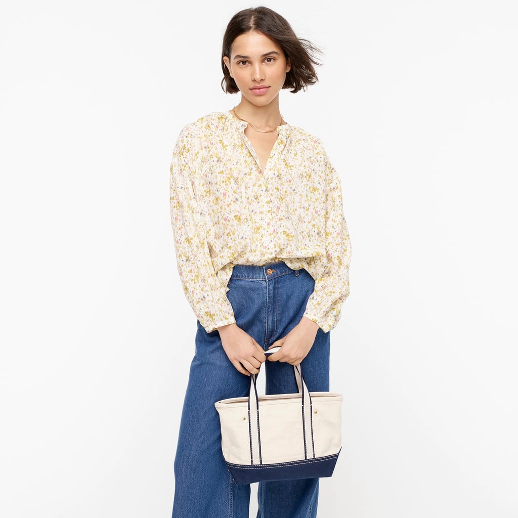 J.Crew Cotton-voile Button-front Top