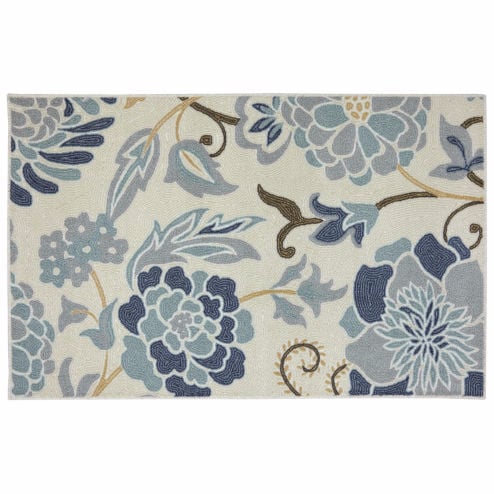 Power Flower Rectangular Rug