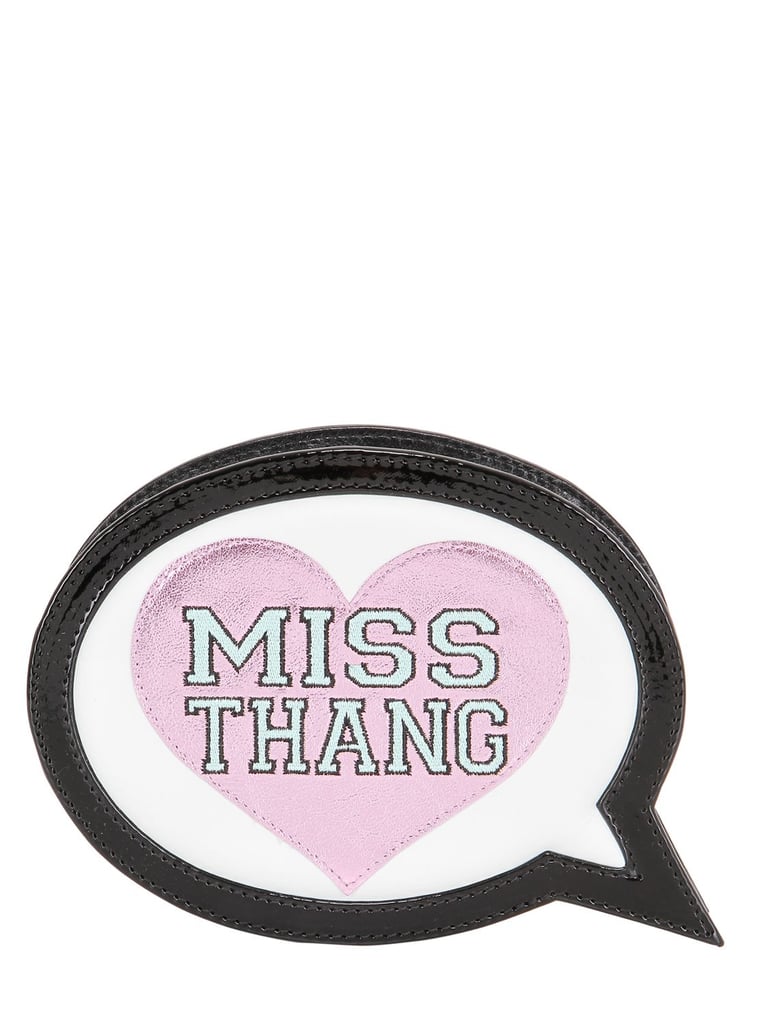 Sophia Webster Miss Thang Speech Bubble Leather Clutch ($591)