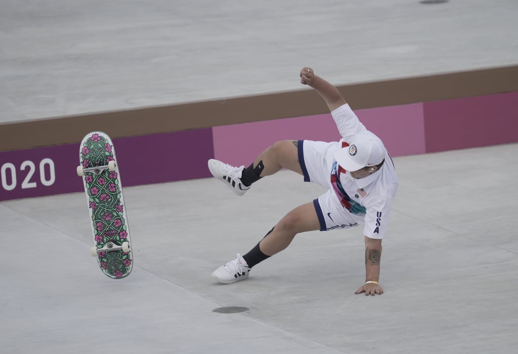 A Floral Skateboard Deck