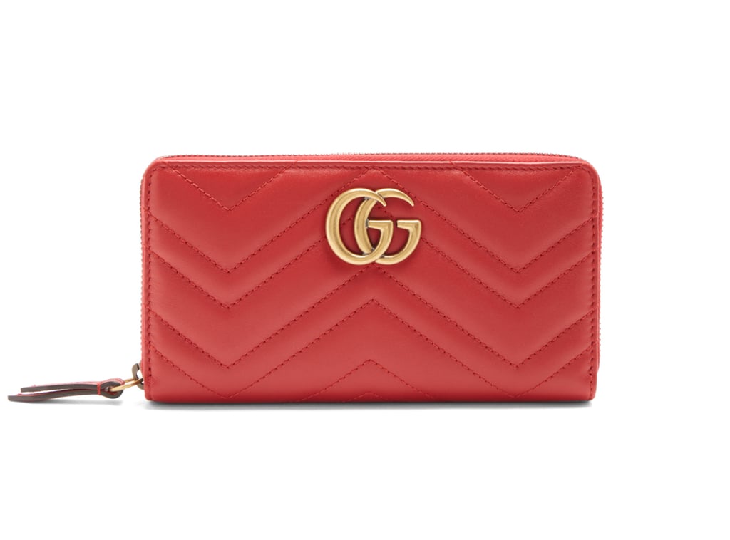 Gucci GG Marmont Quilted-Leather Wallet | Best Gucci Accessories | POPSUGAR Fashion Photo 4