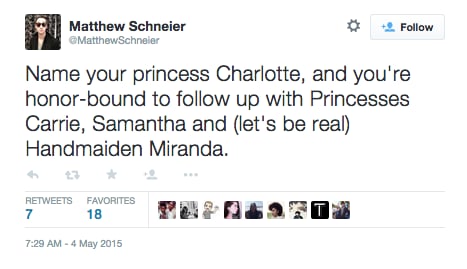 Social Media Reactions to the Royal Baby's Name