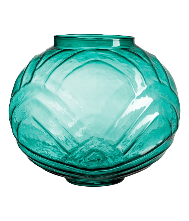 H&M Large Textured Glass Vase