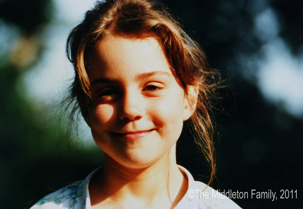 At five years old, Kate smiled on a Summer afternoon in the UK.

 © The Middleton Family, 2011. All rights reserved.