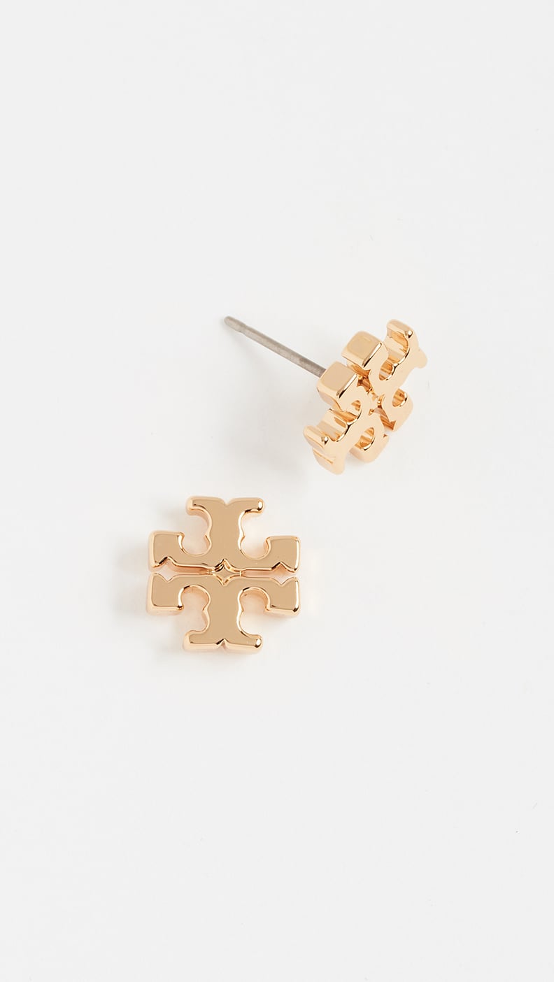 For the Tory Burch Fans: Tory Burch Logo Stud Earrings