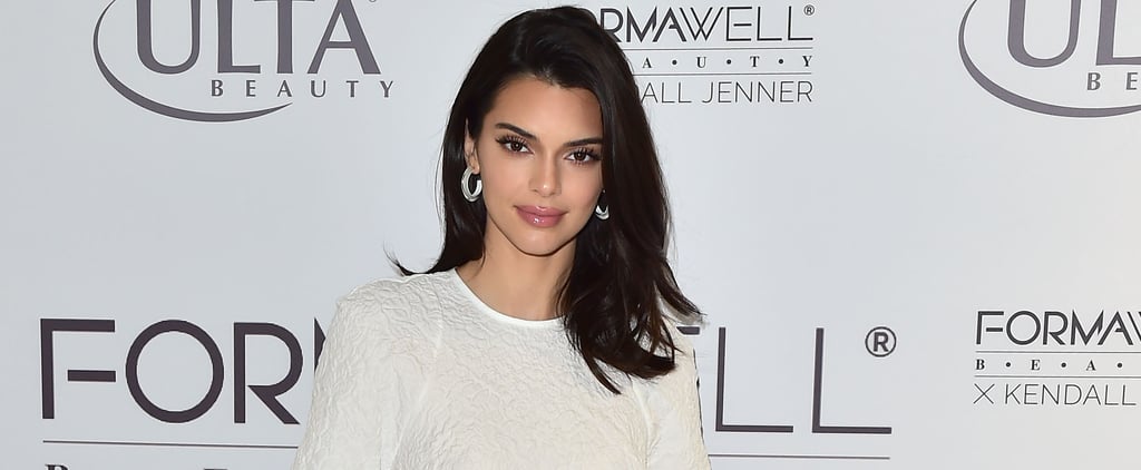 Kendall Jenner Clear Heels With Stones