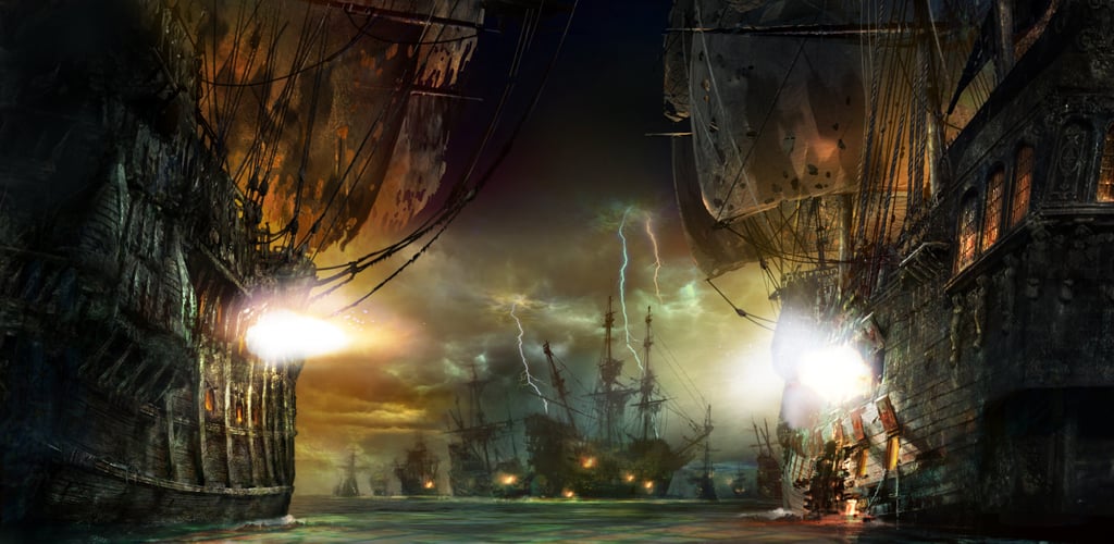 Pirates of the Caribbean – Battle For the Sunken Treasure Rendering