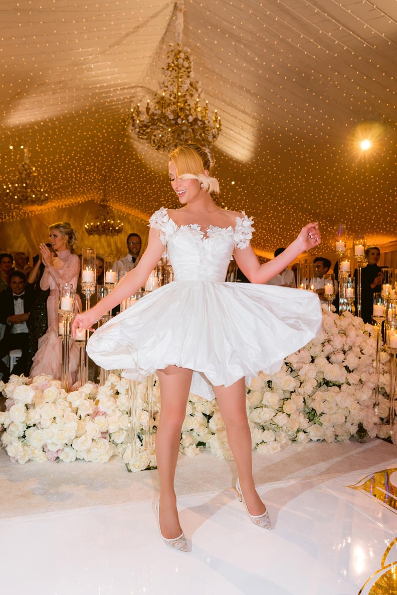 Paris Hilton's Oscar de la Renta Wedding Reception Dress