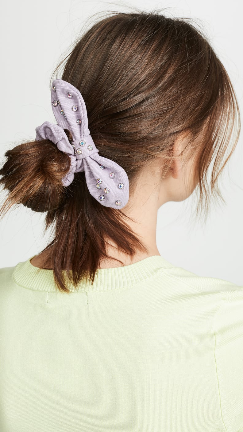 Lele Sadoughi Crystal Scrunchie