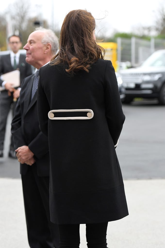 Kate Middleton Black Goat Coat