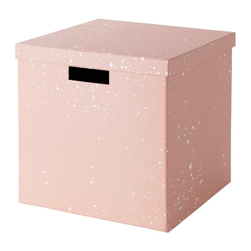 Pink Storage Box With Lid Organization Products From Ikea POPSUGAR Family Photo 22