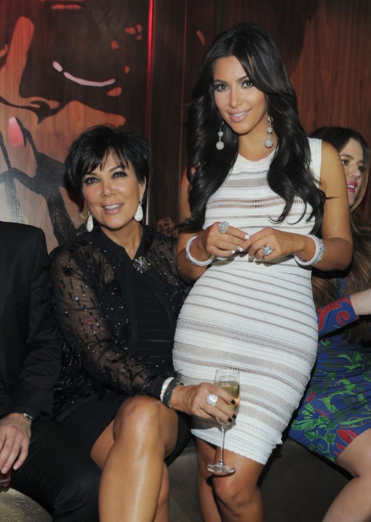 Stealing the spotlight from: Kris Jenner, who went for all black.