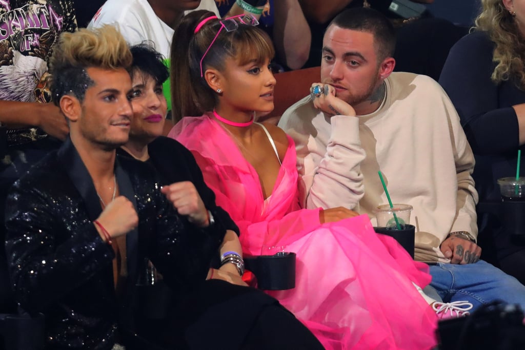 Frankie Grande, Ariana Grande, and Mac Miller at the 2016 MTV Video Music Awards.