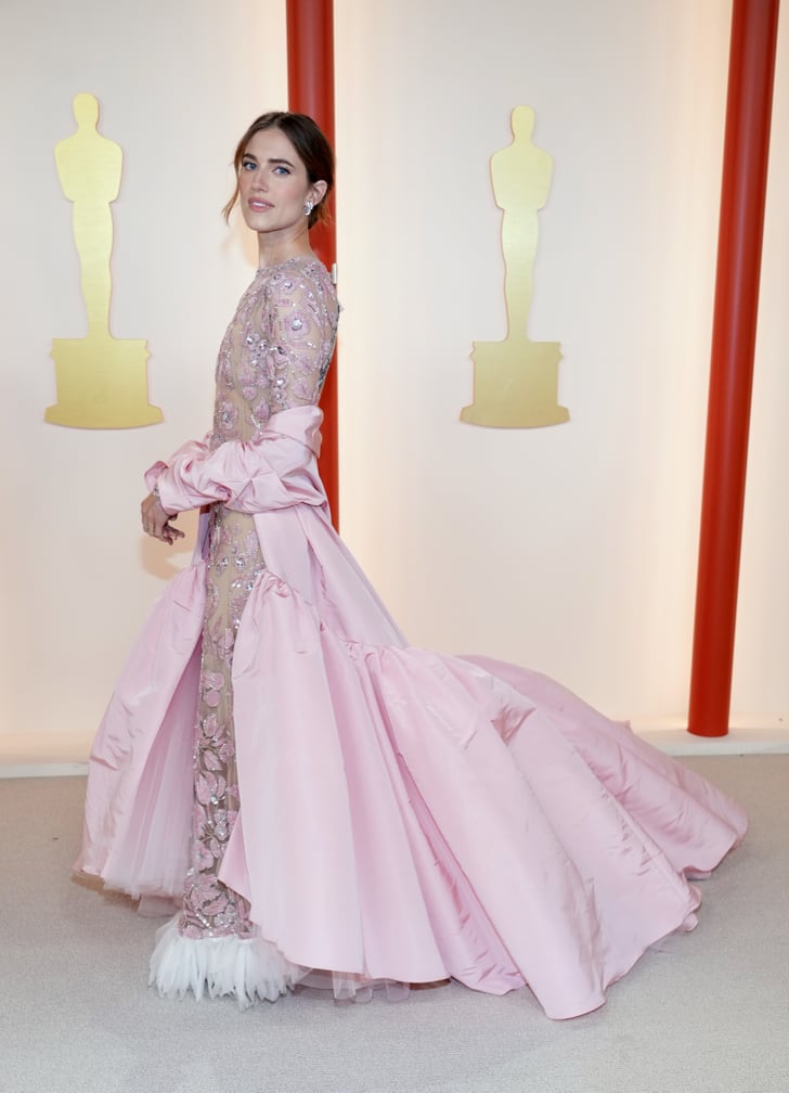 Allison Williams at the 2023 Oscars 2023 Oscars Red Carpet Fashion
