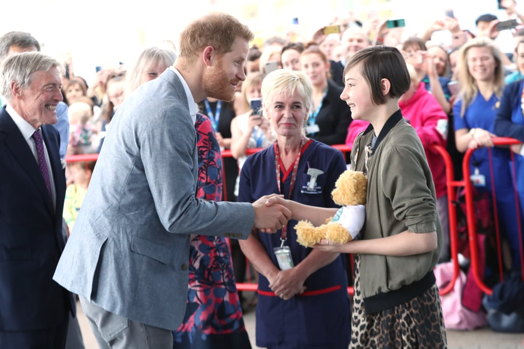 Prince Harry Visits Oxford Children's Hospital May 2019