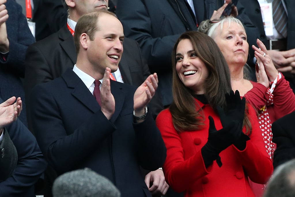 Kate Middleton Smiling at Prince William Pictures