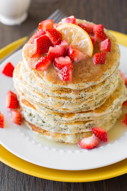 Lemon Poppyseed Pancakes