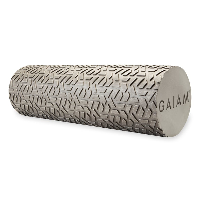 Gaiam Restore 18" Textured Foam Roller in Gray