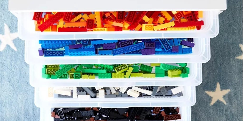 Marie kondo top lego storage