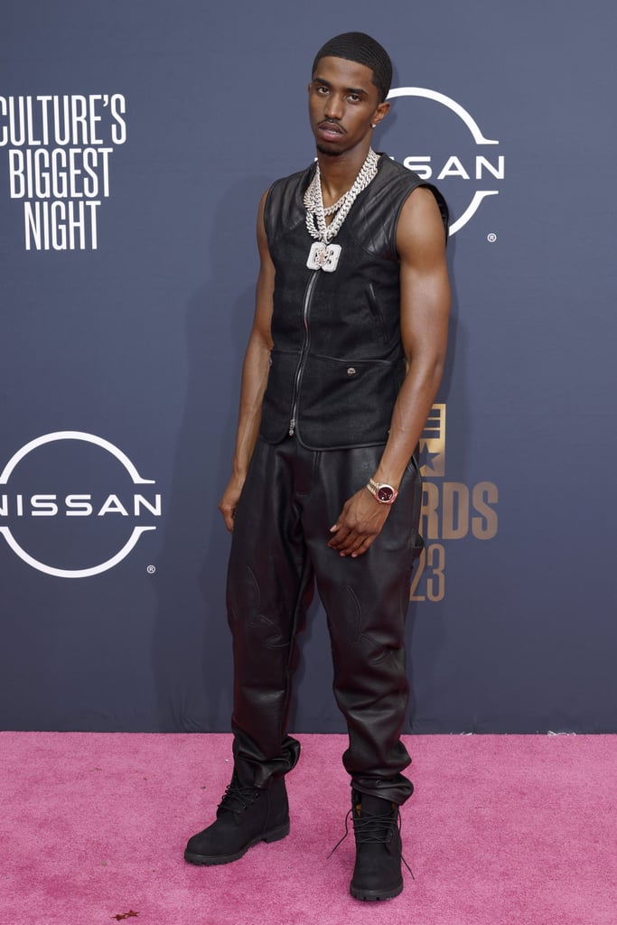 Christian King Combs Walks Red Carpet at the 2023 BET Awards