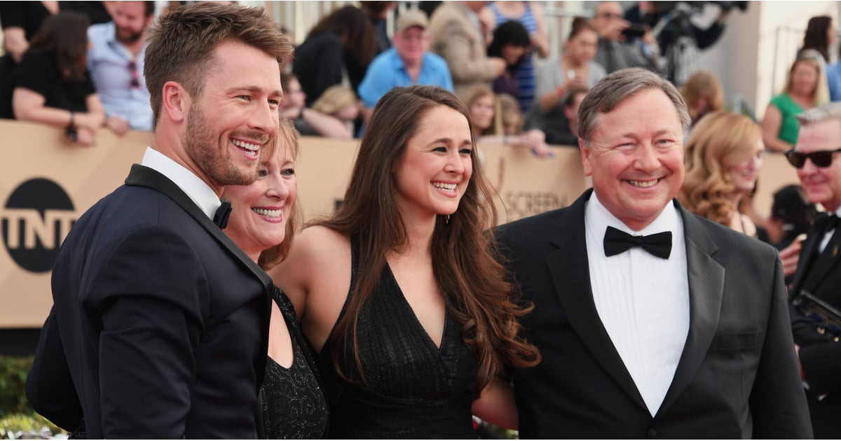 Glen Powell and His Family at the 2017 SAG Awards | POPSUGAR Celebrity