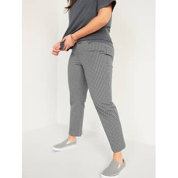 Old Navy High-Waisted Pixie Straight-Leg Ankle Pants Review