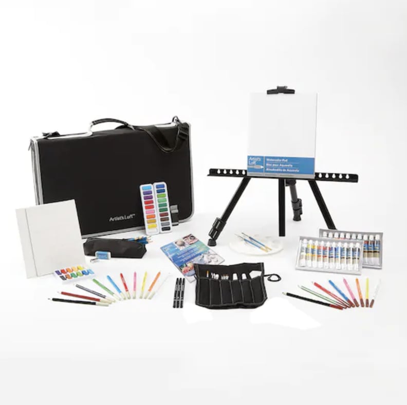 Quality Time: 101 Piece Deluxe Easel Art Set