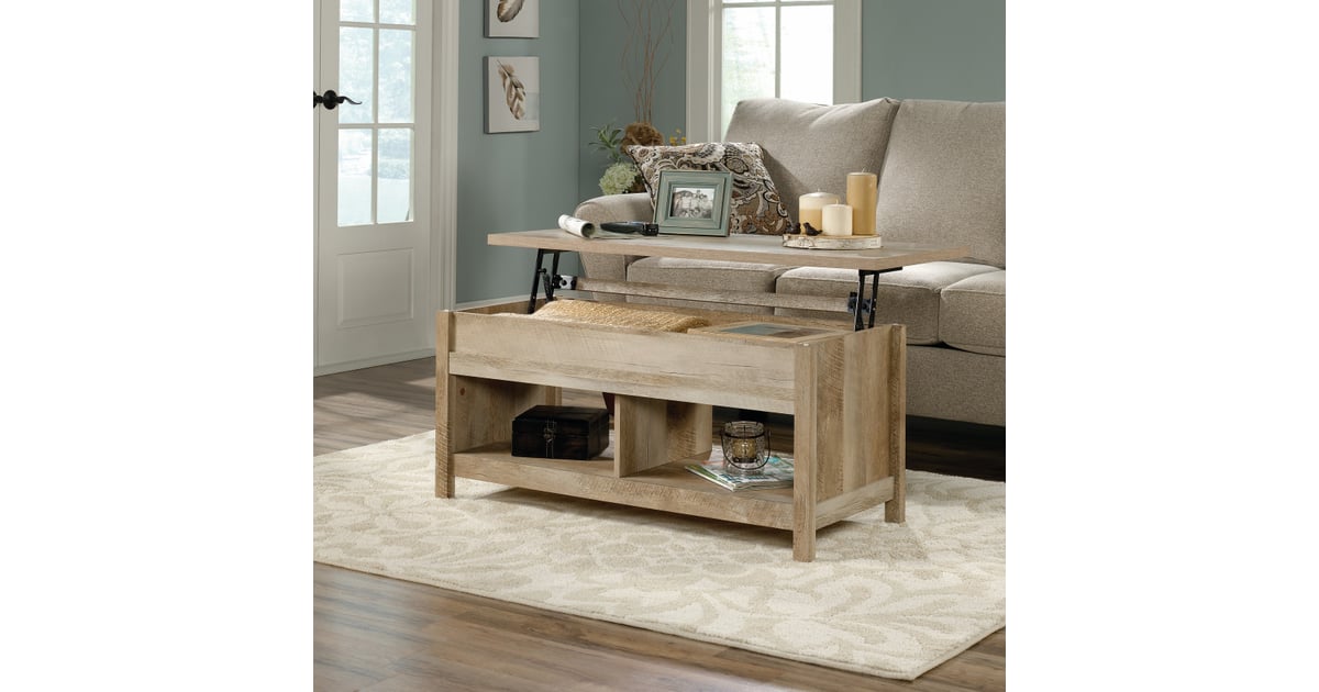 A Table You Can Work On Sauder Cannery Bridge Lift Top Coffee