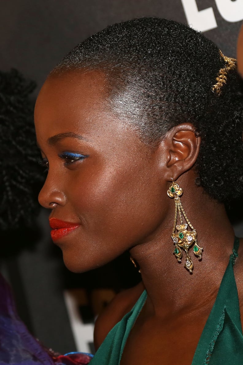 Lupita Nyong'o’s Blue Cat Eye