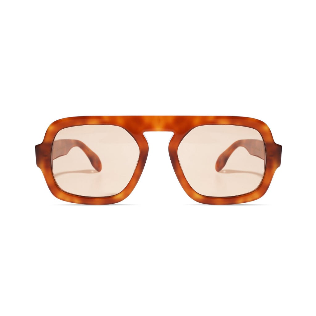 Elisa Johnson Jane Sunglasses (in Light Brown Tortoise