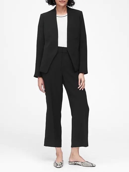 Collarless Blazer