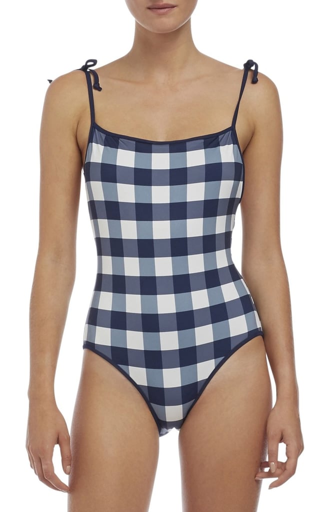 Solid & Striped 'Poppy' Gingham One-Piece Swimsuit ($158)