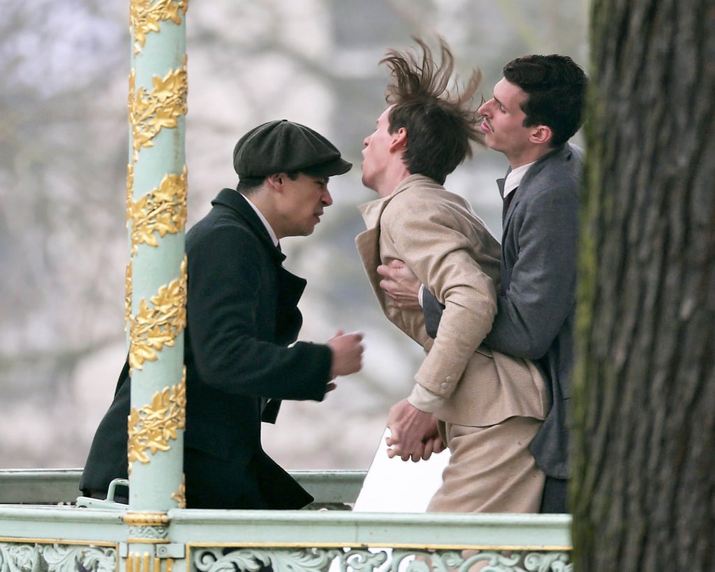 Eddie Redmayne on The Danish Girl Set Pictures