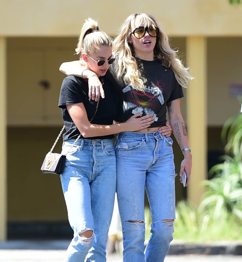 Miley Cyrus and Kaitlynn Carter in LA on Sept. 14, 2019