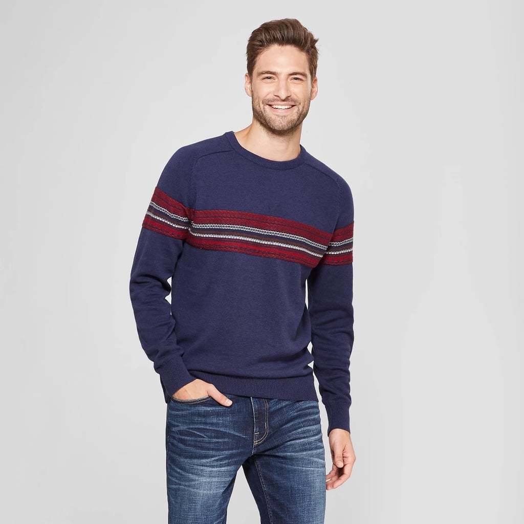 Men's Standard Fit Crew Neck Sweater