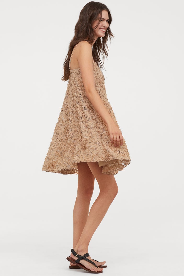 H&M Dress With Appliqués