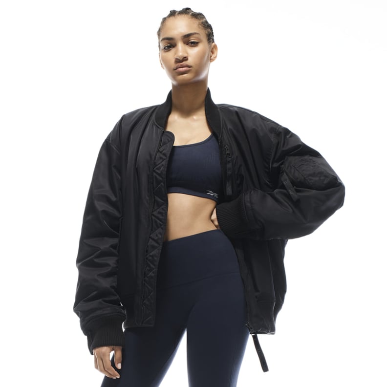 Reebok x VB Oversized Bomber Jacket — Black