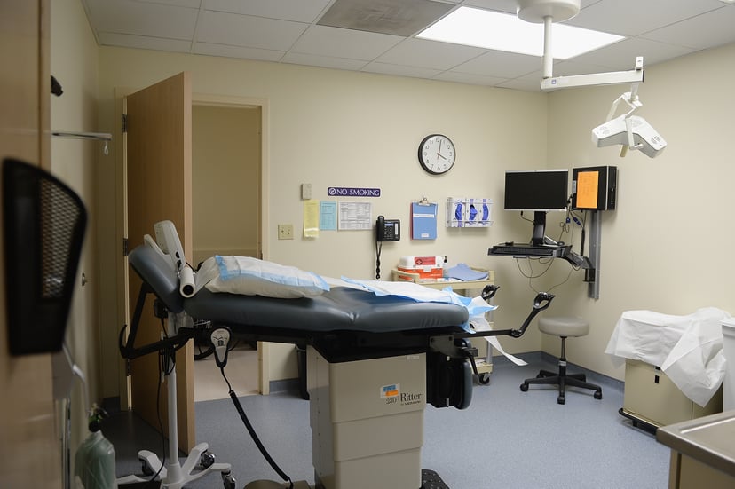 ST LOUIS, MO - MAY 28: An exam room sits empty in the Planned Parenthood Reproductive Health Services Center on May 28, 2019 in St Louis, Missouri. In the wake of Missouri recent controversial abortion legislation, the states' last abortion clinic is bein