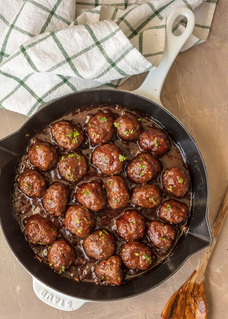 Sweet and Spicy Cranberry Cocktail Meatballs