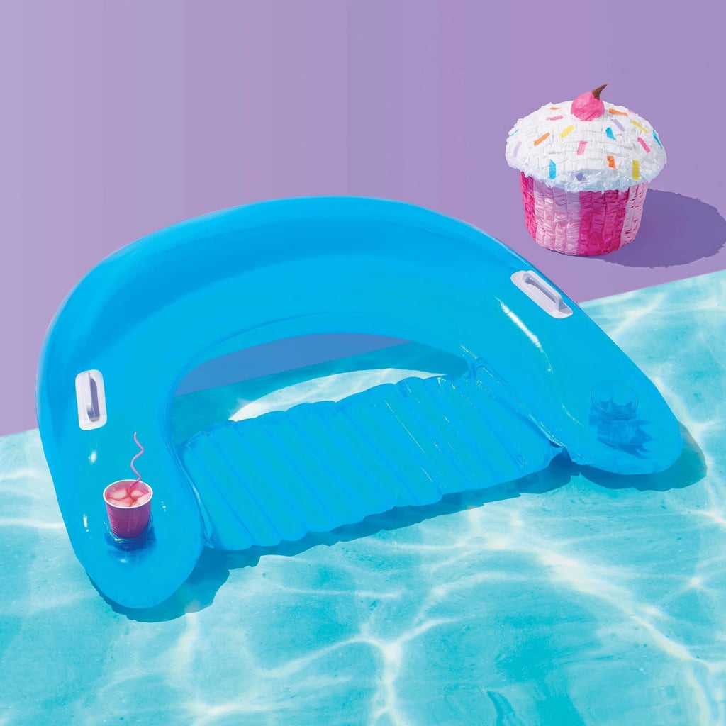 Sun Squad Lazy Lounge Water Float -Blue
