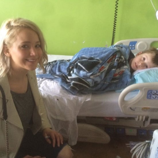 Jennifer Lawrence Visits Children's Hospital December 2015