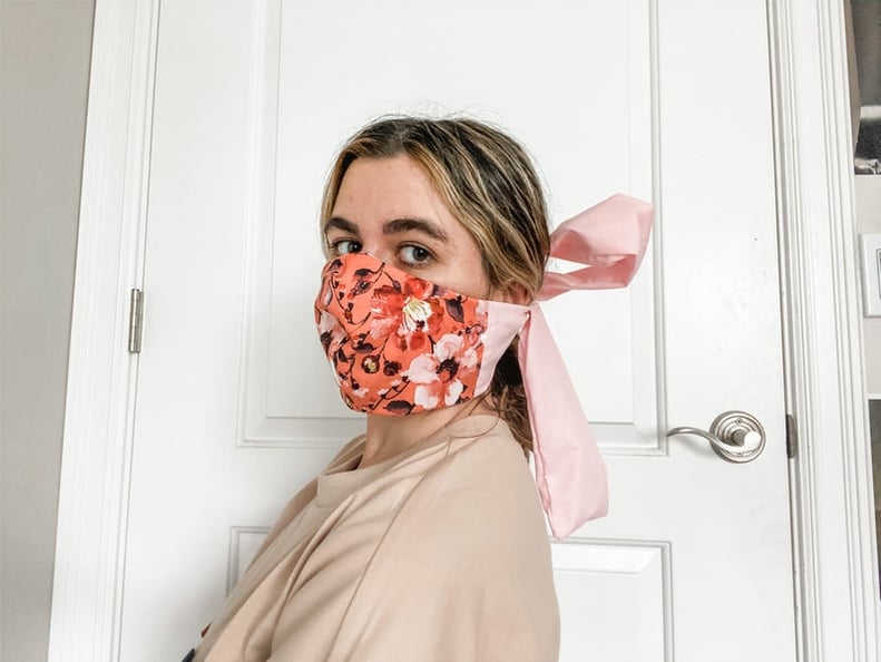 Fitted Cotton Bow Face Mask
