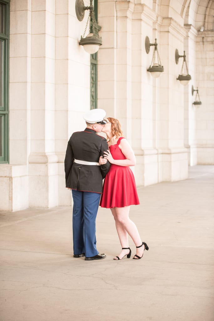 Military Couple Engagement Session in Washington DC