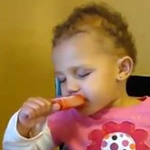 Video of Baby Falling Asleep Eating Popsicle